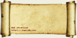 Danica Tišma vizit kartica